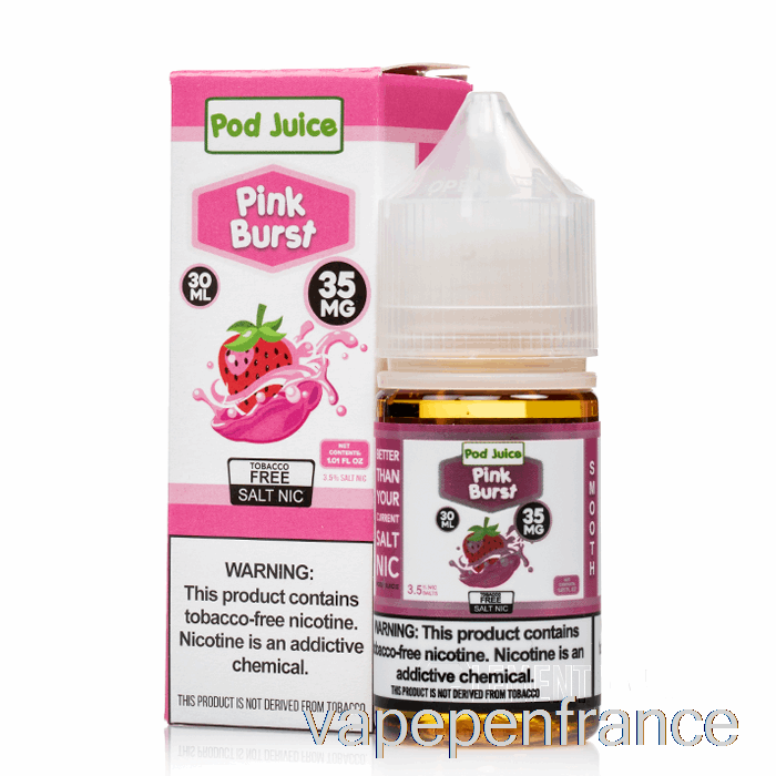 Pink Burst - Jus De Dosettes - Stylo Vape 30ml 35mg